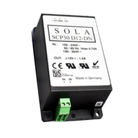 SCP30D12UDN SOLAHD SCP DIN POWER SUPPLY, 30W, 12/12V OUTPUT, 85-264V IN, SWITCHING, LOW PROFILE(SCP 30D12-DN)